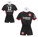 Eintracht Frankfurt Autotrikot 2024/25 | Schwarz | Mini Kit Away | Auto Trikot mit Saugnapf SGE