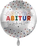 Folienballon * Abitur. Ein Hoch auf Dich! * als Deko und Geschenk zum bestandenen Abitur und Reifeprüfung | Größe: 43cm | Partydeko Luftballon B
