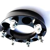 YSQOJF Distanzscheiben Set 2 STÜCKE Autoreparaturwerkzeug Spurverbreiterungen Autos 6X139,7X108X12x1,5 Schrauben - 25 oder 30 mm für Isuzu i-290 2007 2008 Spurverbreiterung Spurplatten(30mm Black)