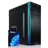 GREED® Ultra 7 - Schneller PC mit Intel Core i7 - Leiser Computer + Rechner für Büro & Home Office mit 4,0 GHZ, 16GB DDR4 RAM/Arbeitsspeicher - 1TB SSD + 1TB HDD - DVD+RW - WLAN - inkl Win 11