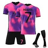 Generisch PSG Hause/Auswärts Fußball Trikots Shorts und Socken Set, Erwachsene/Kinder Fussball Jersey Trainingsanzug, PSG Trikot für Junge H