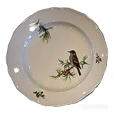 Meissen Wandteller Vogel, handb