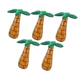 Vaguelly 5 Stück Aufblasbarer Kokosnussbaum Palmenballon Aufblasbare Palmen Große Jumbo Kokosnussbäume Palmenfolienballon Riesige Palmen Spielzeug Aufblasbare Baumstü