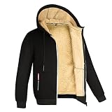 XTBFOOJ Hoodies Herren Kapuzenpullover Hoodie Pullover Mit Kapuze Kordelzug Kängurutasche Rippbündchen Label-Details Baumwollmischung Regular Fit Herren Tops Men'st-Shirts Hemd Herren Regular F