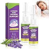 Pardofelis 2 Stück Anti Schnarch Spray, Anti Schnarch Nasenspray 30 ML, Anti Snoring Spray, Wirksame Schnarcherlinderung, Verbessert die Atmung, Verhindert unangenehme Schnarchg