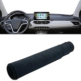 Armaturenbrett-Pad Für Chevrolet Für Captiva 2019 2020 2021 2022 2023 Auto Dashboard Abdeckung Dash Matte Sonnenschutz Nicht-Slip Pad(B Black)