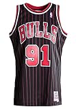 Mitchell & Ness NBA Chicago Bulls Dennis Rodman Trikot Herren schwarz/rot, M