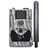 BolyGuard Wildkamera Fotofalle 1080P Full HD 24MP Jagdkamera Weitwinkel Vision Infrarote 27M/90ft Nachtsicht wasserdichte IP66 Überwachungskamera (4G)