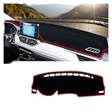Auto Dashboard Matte Cover Für Chevrolet Für Captiva 2019 2020 2021 2022 2023 Auto Dashboard Abdeckung Dash Matte Sonnenschutz Nicht-Slip Pad(A Red Side)