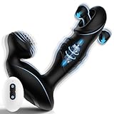 Analvibratoren für Männ Prostata Stimulation Männer Analplug mit 10 Schlagmodi 10 Vibrationen Sexspielzeug für die Männer Anal Vibrator Dildo Vibratorensets für Männ Perineum S