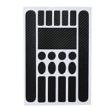 AOLUOER Aufkleber Anti-Scratch Fahrrad Kettenstrebe Rahmenschutz Kit for Mountainbike BMX M//T//B Rennrad(Carbon Black)