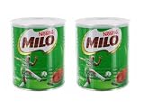 Nestlé Doppelpack 2 x 400g MILO Instant Getränk mit Kakao und Gerstenmalz – Reich an Vitaminen & Mineralien, ideal für schnelle Zubereitung, leckerer Energie-Kick