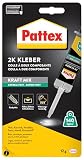 Pattex Kraft-Mix Extrem Fest, extrem starker Epoxidharz Kleber mit hoher Endfestigkeit, Klebstoff für fast jedes Material, transluzenter 2 Komponenten Kleber, 1x12g