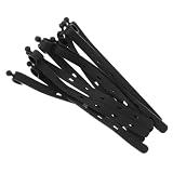 10st Kabelbinder Stromkabelhalter Magnetischer Kabelorganisator Bindungsmanagement Kordel-organizer-krawatten Usb-kabelhalter Schreibtisch-organizer Aus Draht Black Kieselgel jojofuny