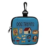 Leckerli-Tasche für Haustiere – leichte, tragbare Hundesnack-Aufbewahrungstasche – leicht zugängliches Trainingspaket für Welpen, kleine, mittelgroße Hunde, Wandern, Camping, Reisen, Spaziereng