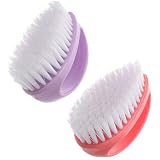 VILLFUL 2 Stück Teiliges Nagelbürsten Candy farben Kleine Hand Fingernagelbürsten für Staubfreie Maniküre und Pediküre Ergonomisch Geformt Vielseitig für Nagelreinigung