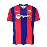 Futbol Club Barcelona Heimtrikot 2023/2024 - Offizielle Nachbildung mit Lizenz für Erwachsene, Blau/Weinrot, M