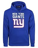 New Era - NFL New York Giants Team Logo and Name Hoodie Farbe Giants Blau, Größe 4XL