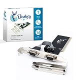 Donkey PC - 2 Ports PCI-Erweiterungskarte Seriell DB9 PCI Pins RS232 Computerkartenadapter. Ideal für Ticketdrucker, Codeleser und derg