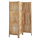 Box and Beyond Paravent aus Bambus – Natur – 160 x 139