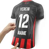 Elbeffekt Trikotlampe für Frankfurt Fans aus Holz - personalisierbares Geschenk - schenke dein individuellen Frankfurt Fanartikel aus E