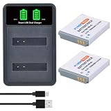 PowerTrust 2pcs NB-6L NB-6LH Akku mit Ladegerät für Canon Powershot SX710 HS,SX700 HS,SX600 HS,SX610 HS, SX540 HS,SX520 HS,SX510 HS,SX260 HS,SX280 HS, S120, S95,S90,D10, D30