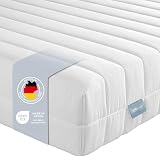 XDREAM Pure Kaltschaummatratze | Ergonomische 7-Zonen Matratze mit Öko-Tex Zertifikat | Rollmatratze | Härtegrad 3 (H3) | 160 x 200