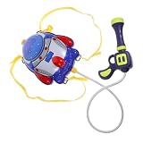 VICASKY 2 Sätze Cartoon-Wasserpistole Wasserspielzeug Rucksack für den Strand Spielzeuge Water Toys for Kinder sandspielzeug Blaue Rucksack Wasser Kinderbeckenspielzeug Plastik B