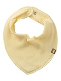 NAME IT Halstuch Baby Dreieckstuch UNI in Rippoptik Organic Cotton (Double Cream)