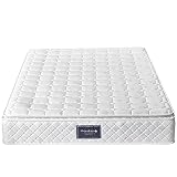 Amusingtao Federkernmatratze, 7 Zonen Kaltschaum Matratze, Taschenfederker, 140x200cm, versteppter Mikrofaserbezug-Topping,100 Nächte Probeschlafen, Härtegrad H3, 25cm Hö