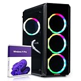 Greed® MK2 Lite - Entry Gaming PC mit AMD Ryzen 5 4600G + Radeon Vega 7 - Ultra Schneller RGB Computer + 4K Raytracing Rechner mit 4,2 GHZ - 16 GB DDR4 RAM - 512 GB SSD - WLAN + W11