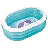 Intex 57482NP - Planschbecken Oval Whale (Modell Sortiment), Blau, 163 cm l x 107 cm w x 46