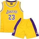 DaceStar Basketball Trikot Kinder, 2 Stück Basketball Kinder Trikot, Basket-ball Kleidung Jungen，Basket-ball Training Jersey 4-14 Jahre XL