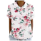 Sommerhose Sommer Oberteile Damen leicht Satin Bluse Oberteil Longbluse Damen Damenjacken frühjahr Sommer damenblusen Sommer t-Shirt schwarz rot weiß gestreiftes Tshirt ragw