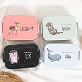 Take a Break personalisierte Brotdose für Mepal - Geschenke für die Einschulung Mädchen und Junge - Brotdose für Kinder - brotdose personalisiert - Bento Box mit Trennwänden + Gabel - 900