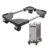 PC Ständer: Computer Desktop Ständer, Universal Einstellbare CPU Ständer mit 4 Rollen Unter Schreibtisch Desktop Computer Tower Holder Cart Desktop-Computer oder Computergehäuse Hauptrahmen (Schwarz)