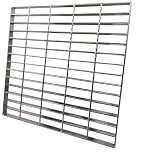 MASSLUNT Abflussgitter aus verzinktem Stahl für Vodaland 55,9 x 55,9 cm Auffangbecken, Außenablaufabdeckung, B-Klasse, Ersatz-Abwasserrost, langlebig, strapazierfähig, silberfarben, quadratisch,