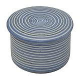 Original Französische Wassergekühlte Keramik Butterdose, Nie Mehr Harte Butter Zum Frühstück, Zylinderförmig, ca. 250 gr. Butter, SYN SPIRAL Z-G