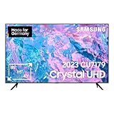 Samsung Crystal UHD CU7179 43 Zoll Fernseher (GU43CU7179UXZG, Deutsches Modell), PurColor, Crystal Prozessor 4K, Motion Xcelerator, Smart TV [2023], Schw