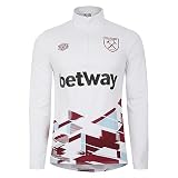 Umbro Herren 98670u Midlayer, MFP-Brilliant White/New Claret/Cerulean, S