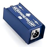 Mic Preamp FC-1 Mikrofonvorverstärker für Heimstudios & professionelle Aufnahmen | Perfekt für Podcasts, Live-Sound & Studioaufnahmen | einfach zu bedienen | Signalstärke steig