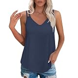 Damen Tshirt Angebote T Shirt Mit Glitzerdruck Damen Tops Teenager Maedchen Weiss Neckholder Bluse, Bluse Ärmellose Weste Damen Leicht Strickoberteile Damen Sommer Mein Bestellung S