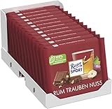 Ritter Sport Rum Trauben Nuss Schokolade, 12er Pack (12 x 100g)