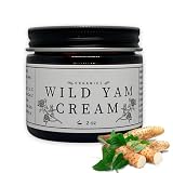 Wild Yam Cream - Yamswurzelcreme für Damen - Feuchtigkeitsspendende Wild Yam Creme für den Hormonhaushalt - Bio-Wild-Yam-Wurzelcreme für Frauen - Organic Feuchtigkeitscreme Gesicht & Korper Hautpfleg