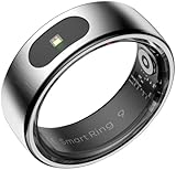 Newgen Medicals Fitnesstracker-Ring, Touch-Bedienung, Herzfrequenz, SpO2, 5 ATM, Gr.57