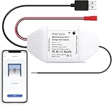Meross Smart Garagentoröffner Fernbedienung, kompatibel mit Alexa, Google and SmartThings, Universal WLAN Garagentoröffner mit Benachrichtigung, Sprachsteuerung, Auto-Close und T