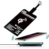 USB TYP C Qi passend für Samsung Galaxy A07 A17 A37 A57 A56 A36 A26 A16 A55 A35 A25 A15 A52 A72 A51 A50 S26 S25 S24 S23 S20 Ultra 5G Wireless Empfänger Induktion Adapter Ladegerät Charger R