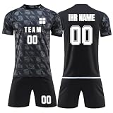 Trikot Mit Eigenem Namen Nummer Logo, Fussball Trikot Personalisiert Erwachsene Kinder, Trikot Selber Gestalten, Fußball Trikot Kinder Set #3