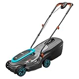 Gardena Akku-Rasenmäher PowerMax 32/18V P4A Solo: 32 cm Schnittbreite, 30 l Fangkorb, Ergonomisch, Höhenverstellung, Kabellos (14632-55)