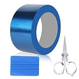 Eowppue Pool Reparaturset 8m, Planen-Reparaturband-Set Mit Schere und Schaber, Komplettes Pannenhilfeset für Pool und O